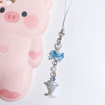 NEW! Phone Charms - Pastel Pearl Bow Sundae