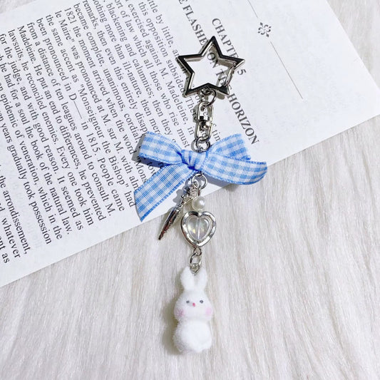 NEW! Keychain - Bunny Heart Bow