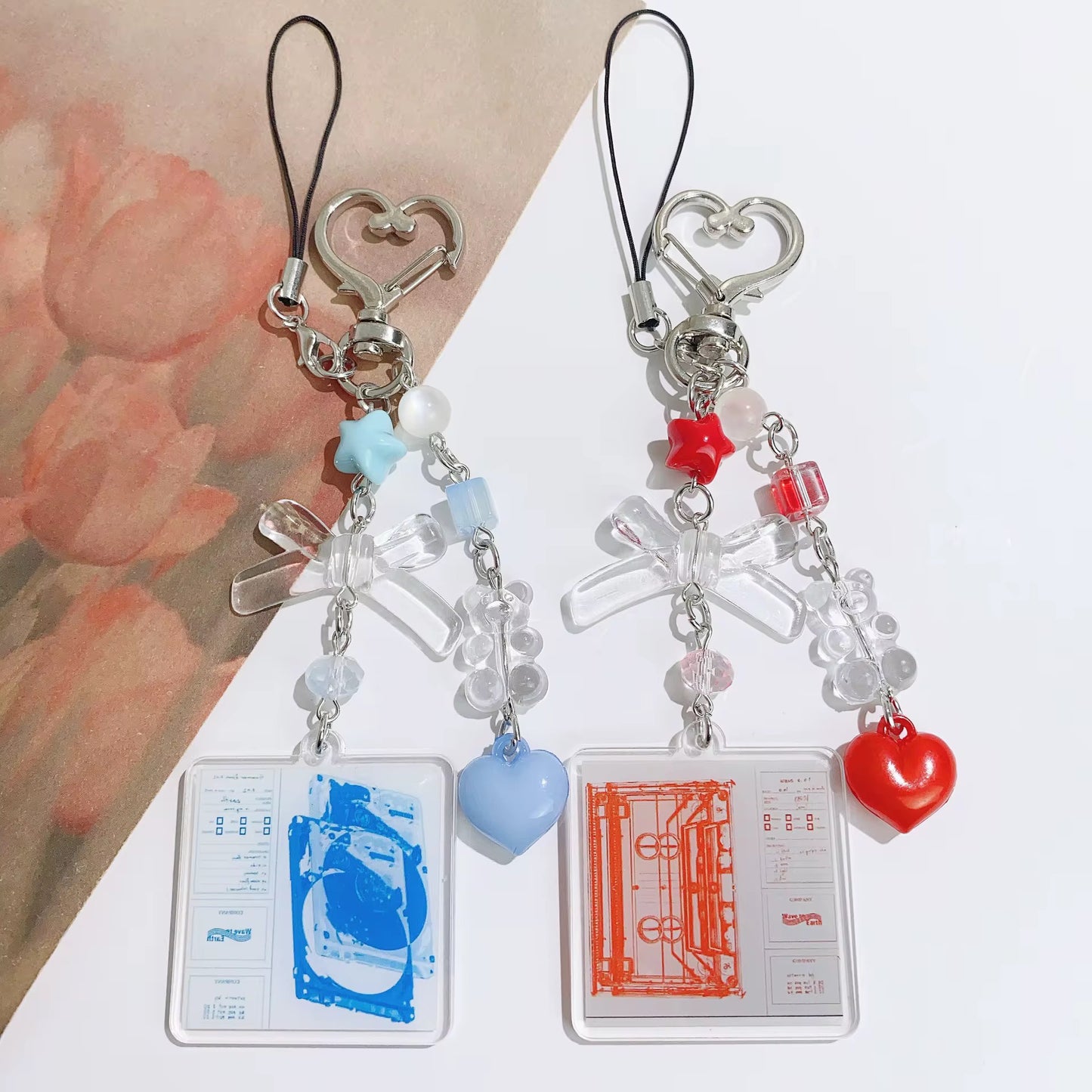 NEW! Keychain - Retro Tape Memories