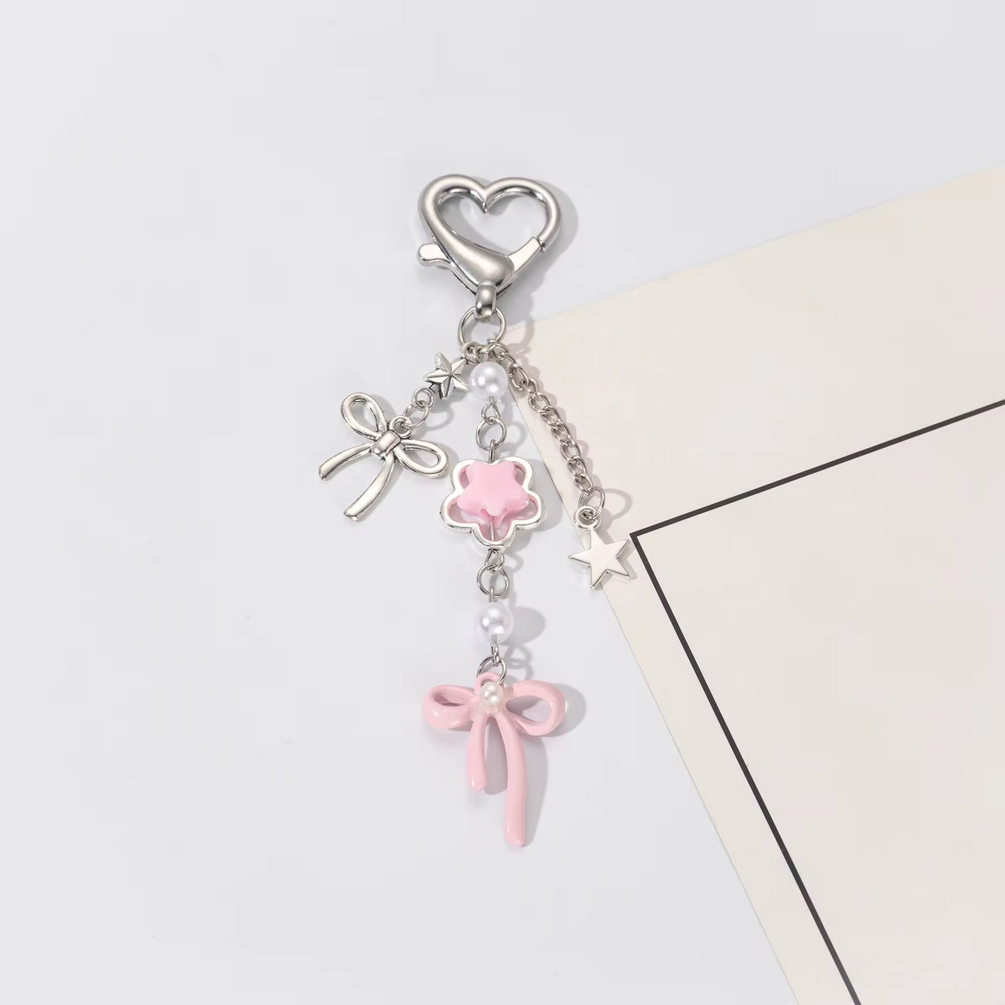 NEW! Keychain - Kawaii Starlight Ribbon