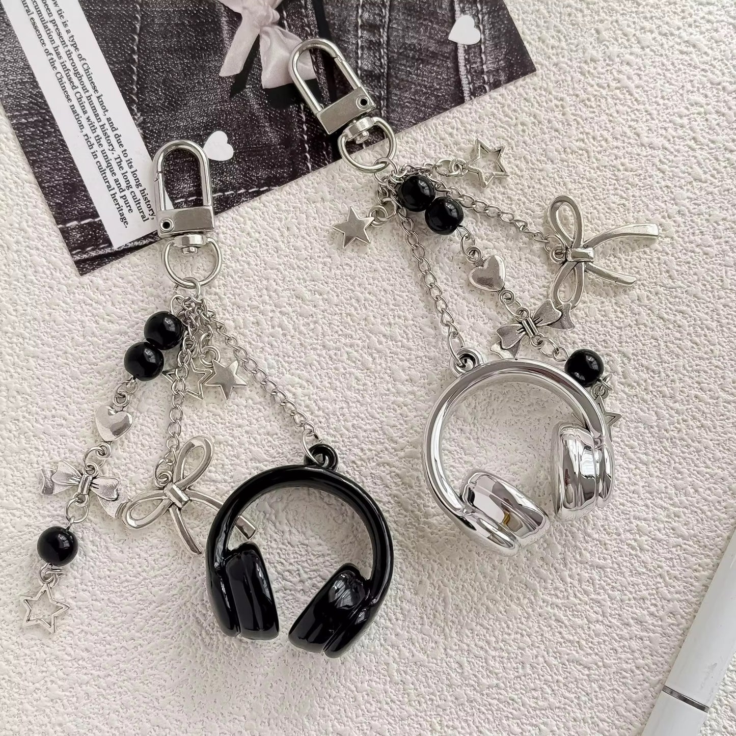 NEW! Keychain - Midnight Melody Headphone