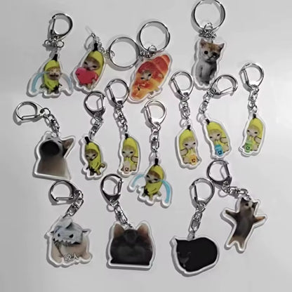 NEW! Keychain - Meme Cats Collection