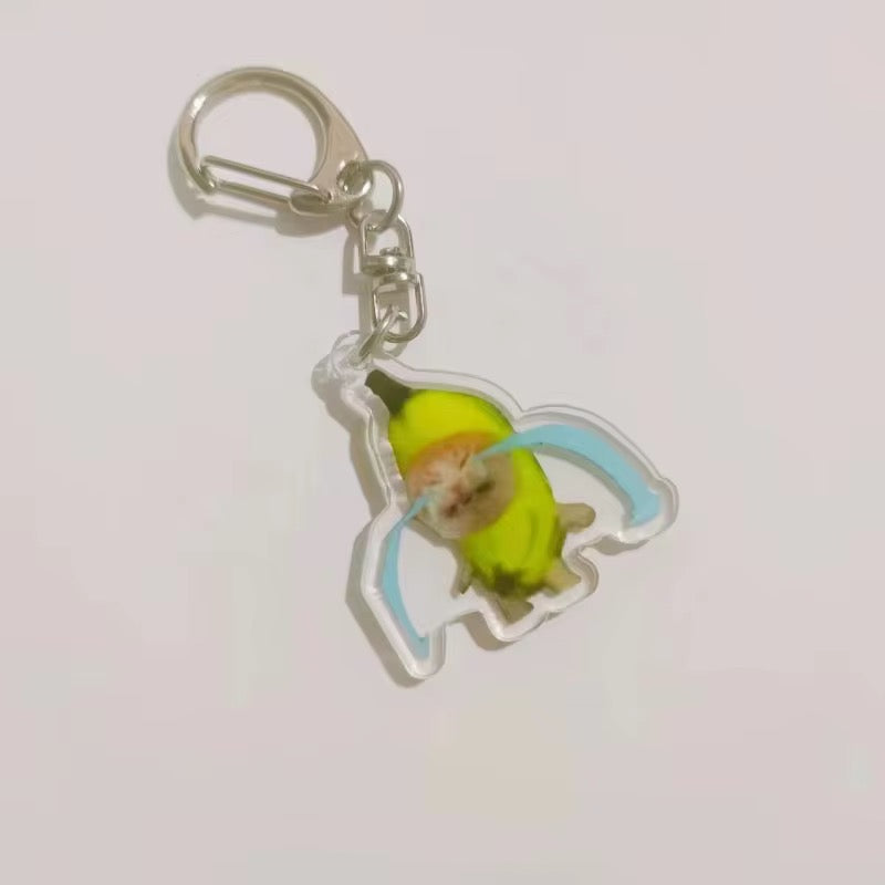 NEW! Keychain - Meme Cats Collection