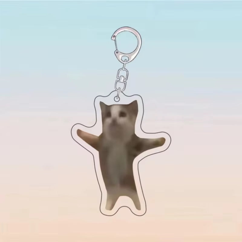 NEW! Keychain - Meme Cats Collection