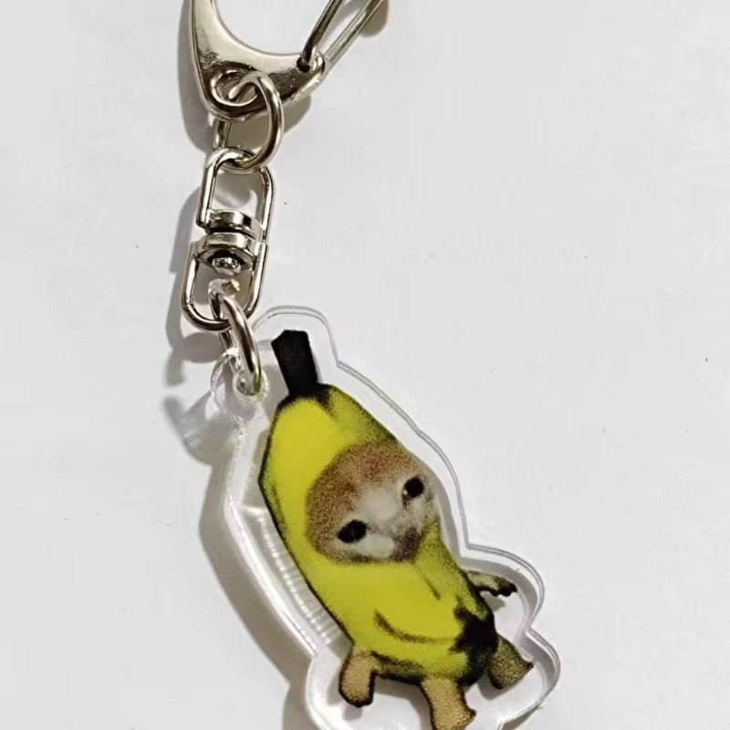 NEW! Keychain - Meme Cats Collection