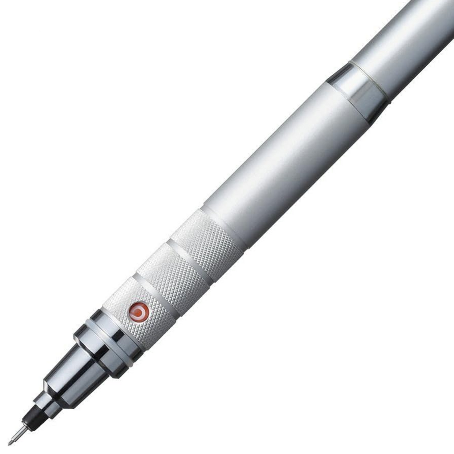 PRE-ORDER JULY! Uni Kuru Toga Mechanical Pencil - Roulette Knurled Metal Model 0.5mm - Silver