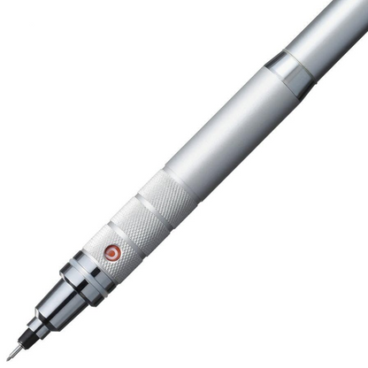 PRE-ORDER JULY! Uni Kuru Toga Mechanical Pencil - Roulette Knurled Metal Model 0.5mm - Silver