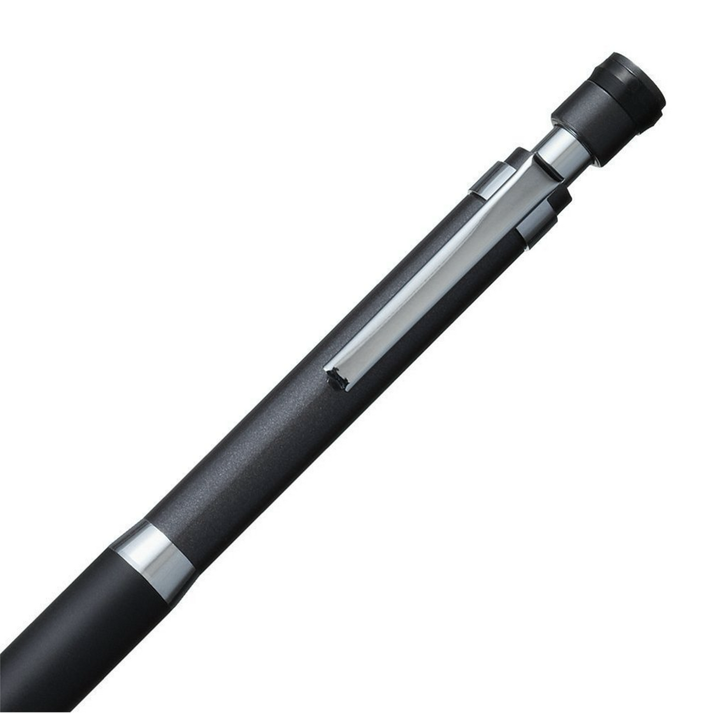 PRE-ORDER JULY! Uni Kuru Toga Mechanical Pencil - Roulette Knurled Metal Model 0.5mm - Gun Metallic