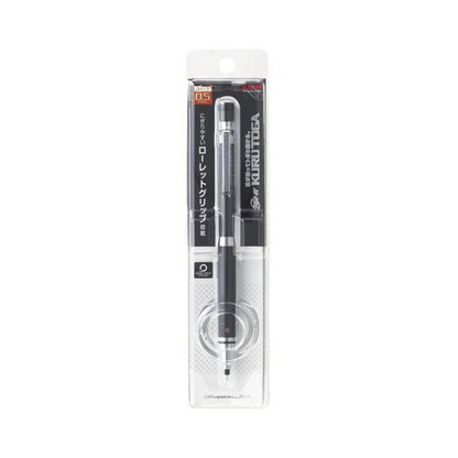 PRE-ORDER JULY! Uni Kuru Toga Mechanical Pencil - Roulette Knurled Metal Model 0.5mm - Gun Metallic