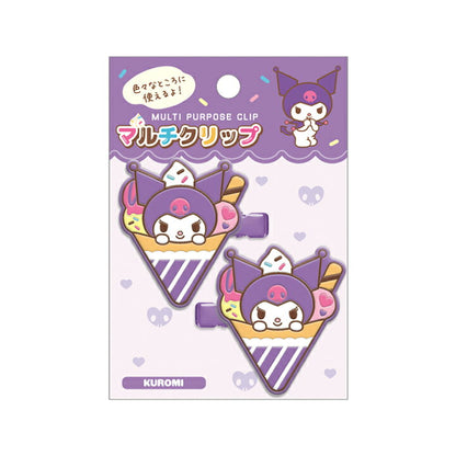Sanrio Kuromi - Sweet Crepe Hair Clip Set