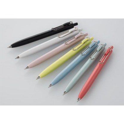 Stylo gel Uni-ball One F - 0,38 mm - Jaune délavé 