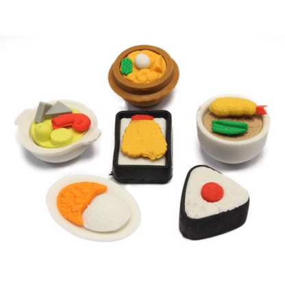 PRE-ORDER JULY! Japanese Toy Food Eraser Collector Set of 6