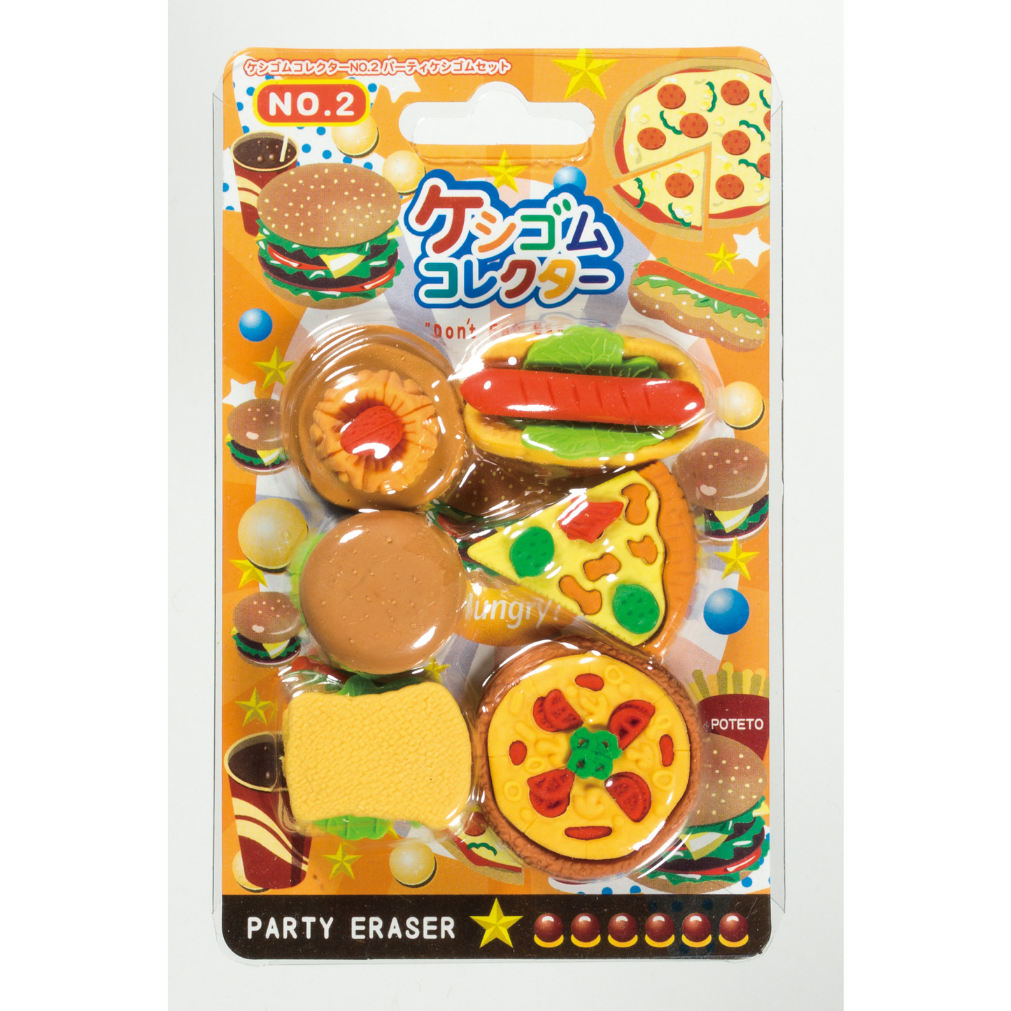 PRE-ORDER JULY! Japanese Toy Food Eraser Collector Set of 6