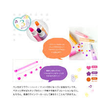 Stamp Highlighter Glitter Pen Set  3-in-1 Colorful Creativity