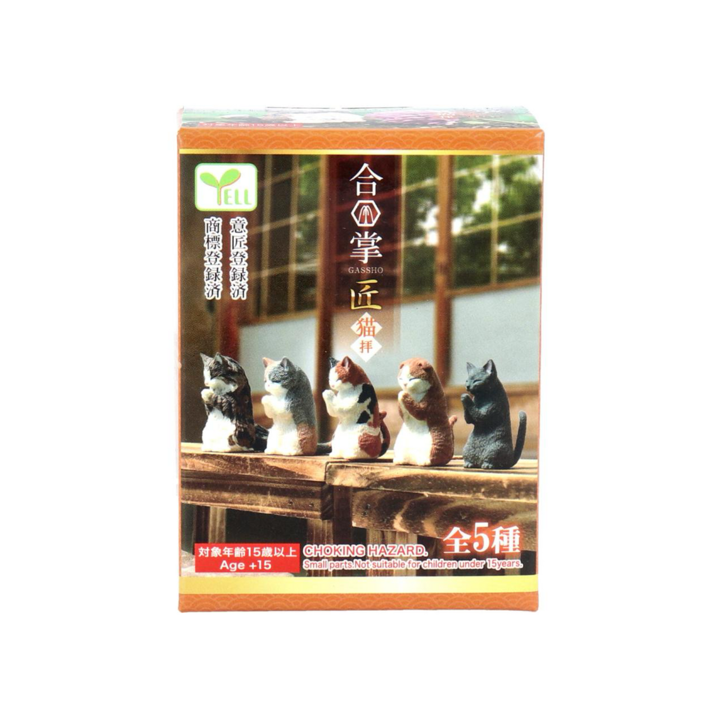 PRE-ORDER! YELL Blind Box Toy Figure - Cat Worship - Gassho Takumi