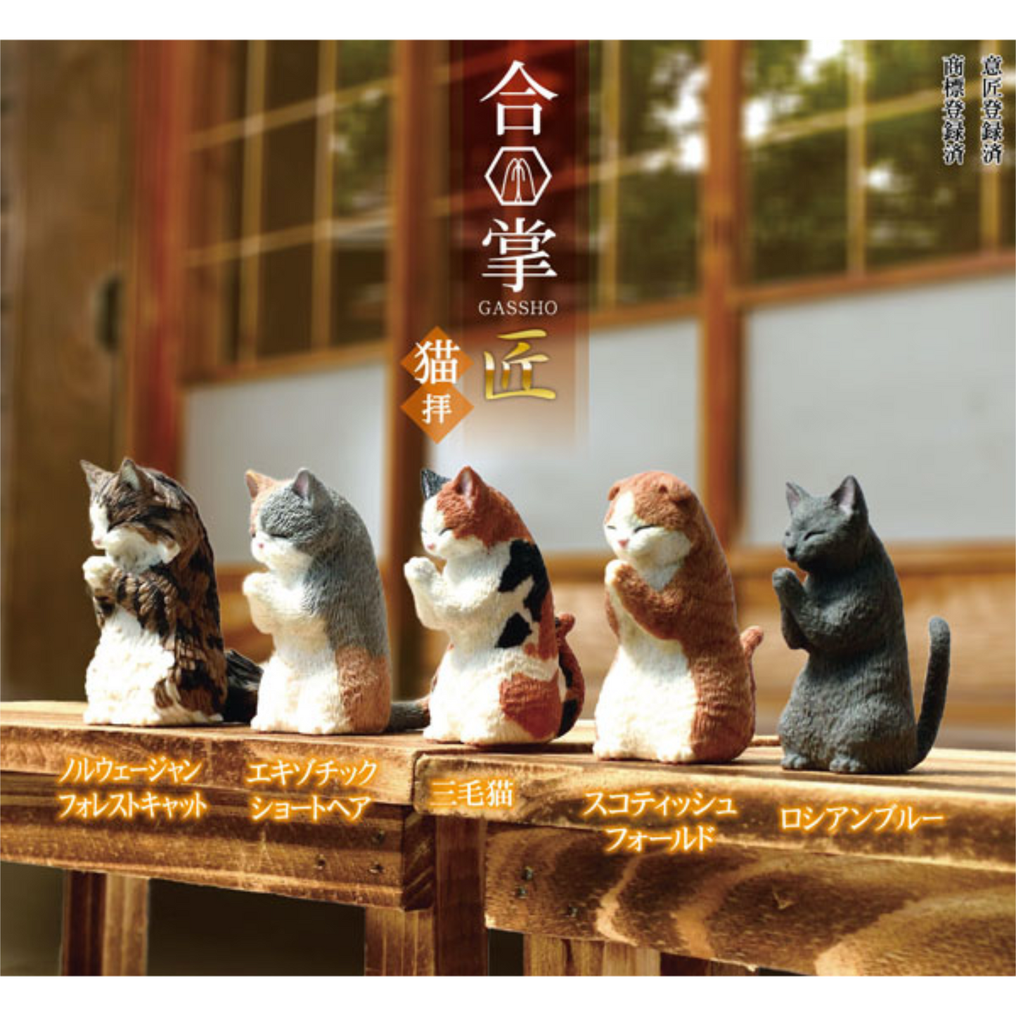 PRE-ORDER! YELL Blind Box Toy Figure - Cat Worship - Gassho Takumi