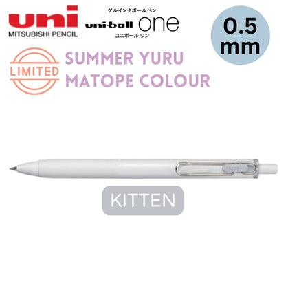 Stylo gel Uni-Ball One - 0,5 mm - Chaton