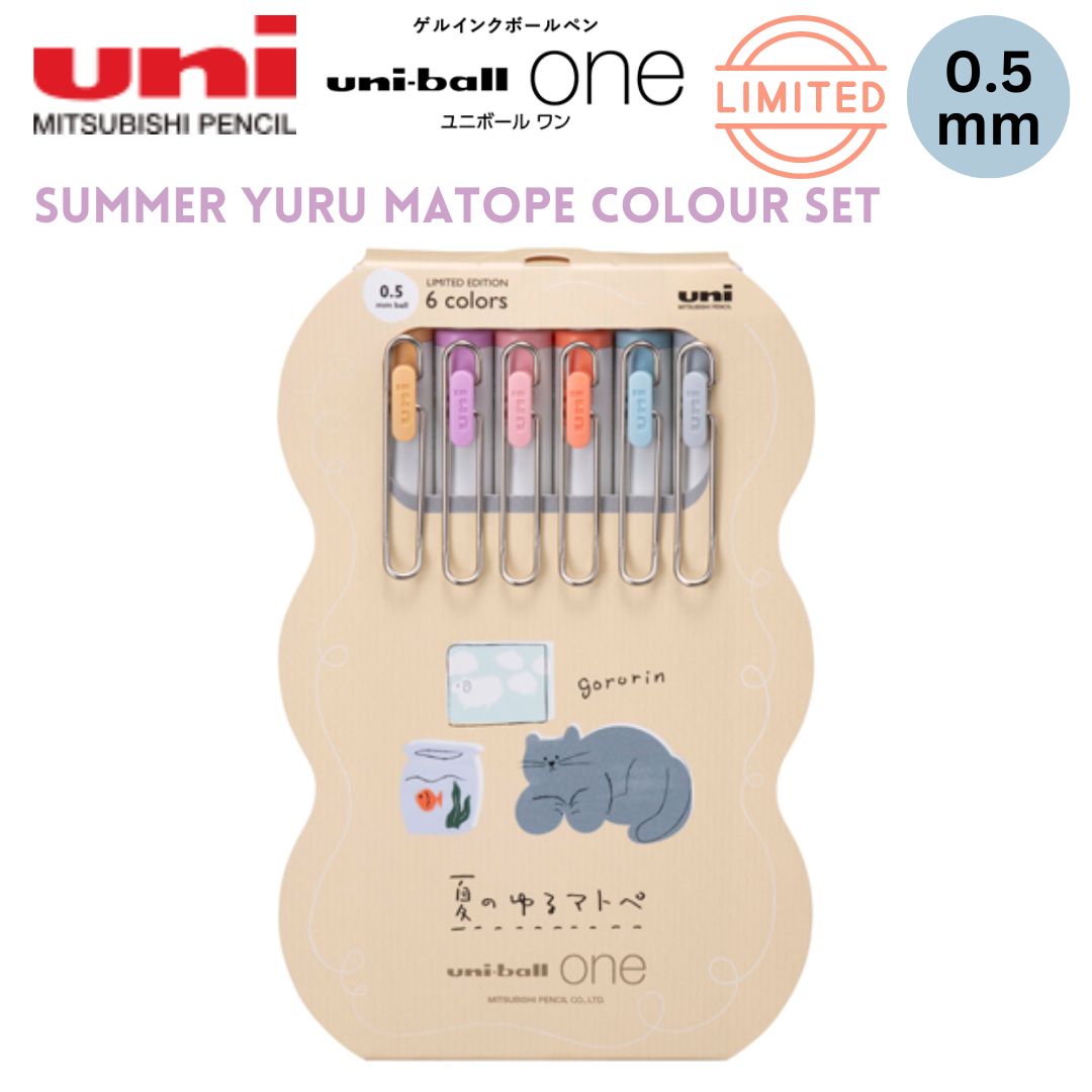 Uni-Ball One Limited Edition Gel Pen - 0.5mm - Cotton Candy