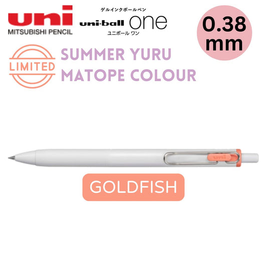 Uni-Ball One Limited Edition Gel Pen - 0.38mm - Goldfish Bowl