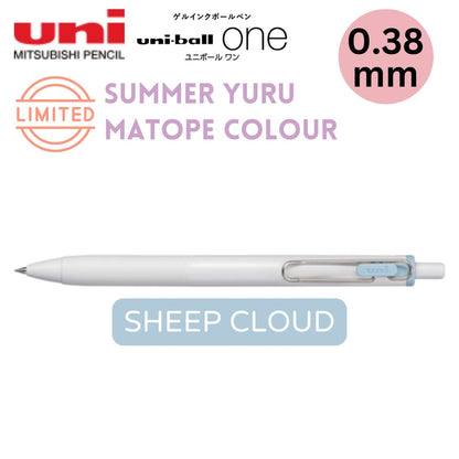 Stylo gel Uni-Ball One - 0,38 mm - Nuage de moutons