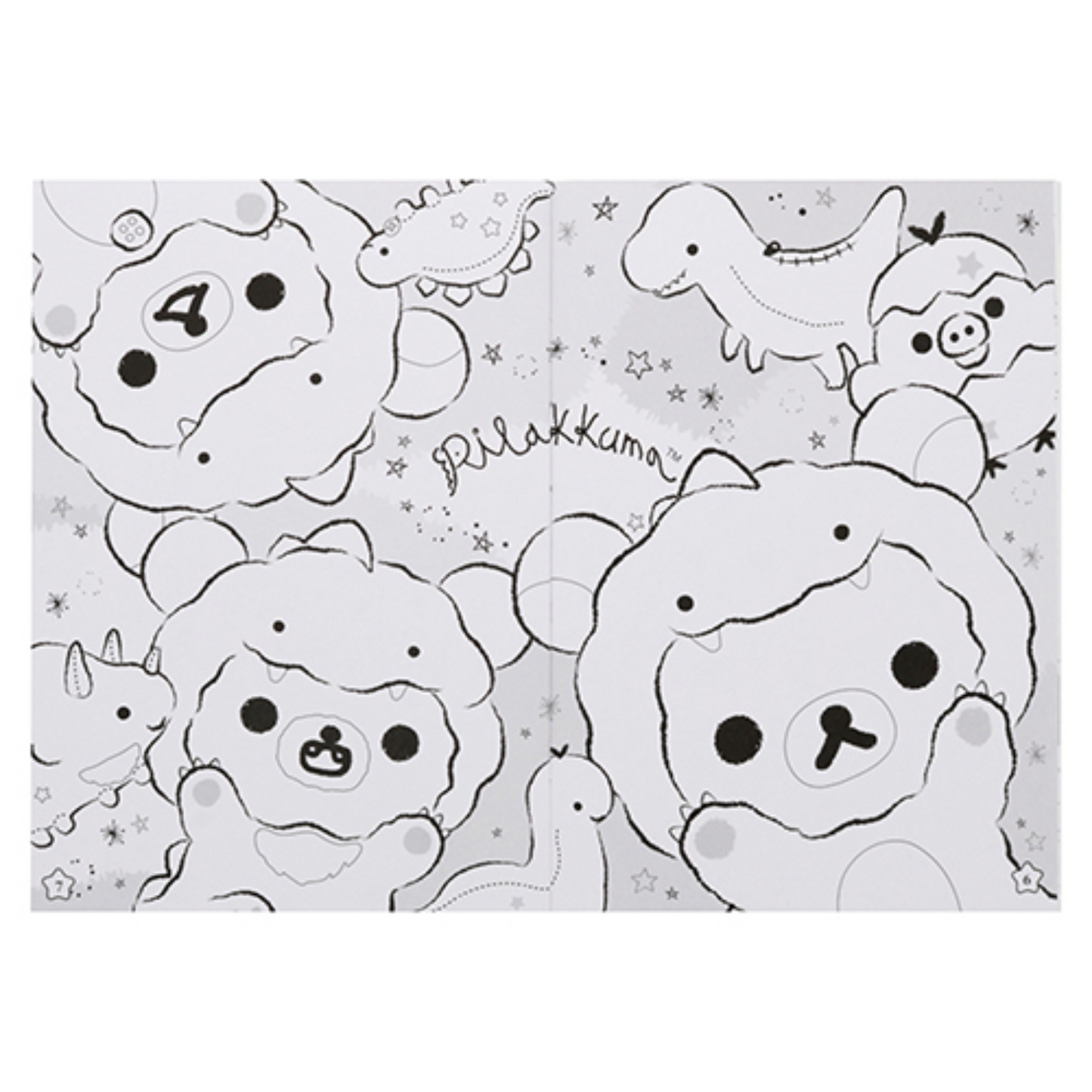 PRE-ORDER! Japanese Coloring Book San-X