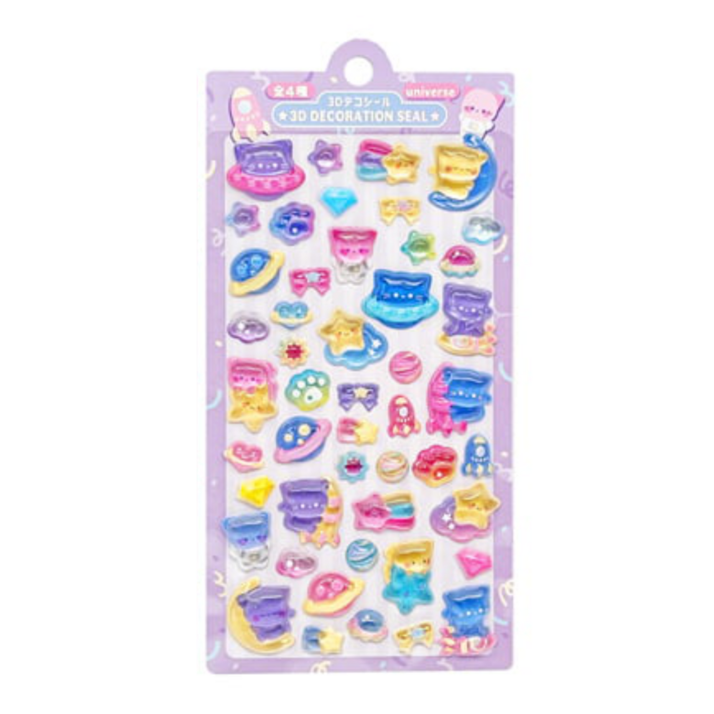 PRE-ORDER! Sticker Sheet - 3D Bonbon Decoraction Seal - Fancy Series