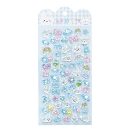 PRE-ORDER! Sticker Sheet - 3D Bonbon Decoraction Seal - Animal Series