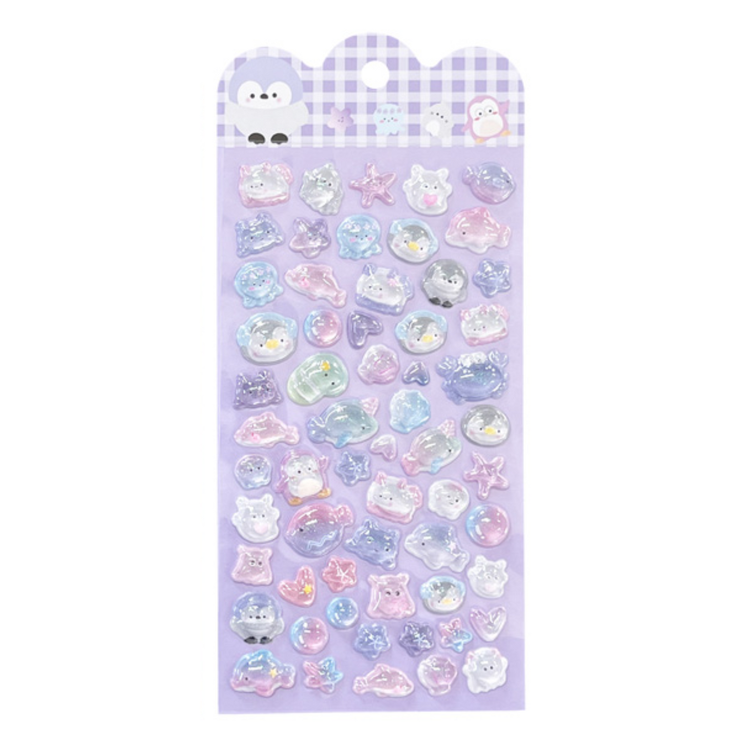PRE-ORDER! Sticker Sheet - 3D Bonbon Decoraction Seal - Animal Series