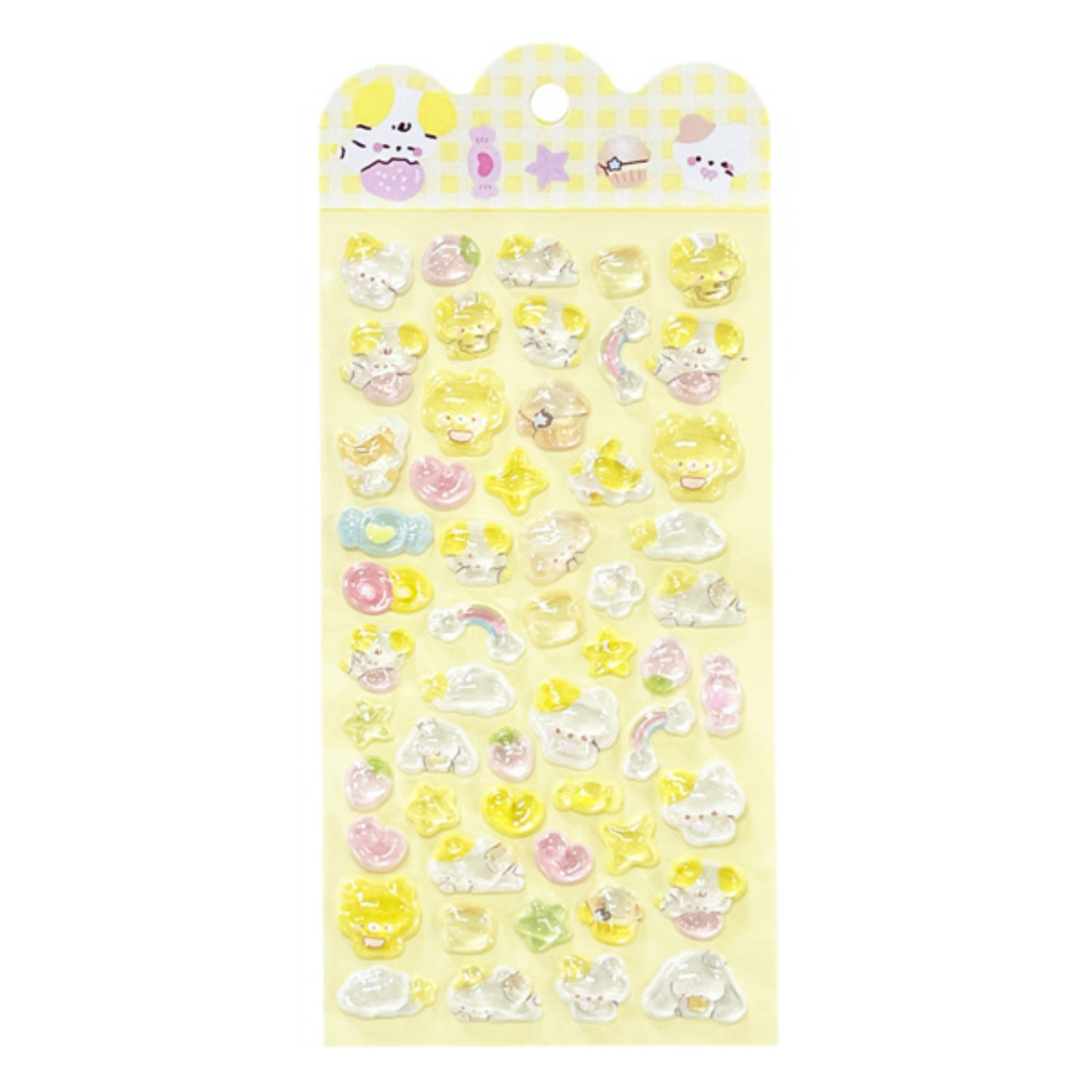 PRE-ORDER! Sticker Sheet - 3D Bonbon Decoraction Seal - Animal Series