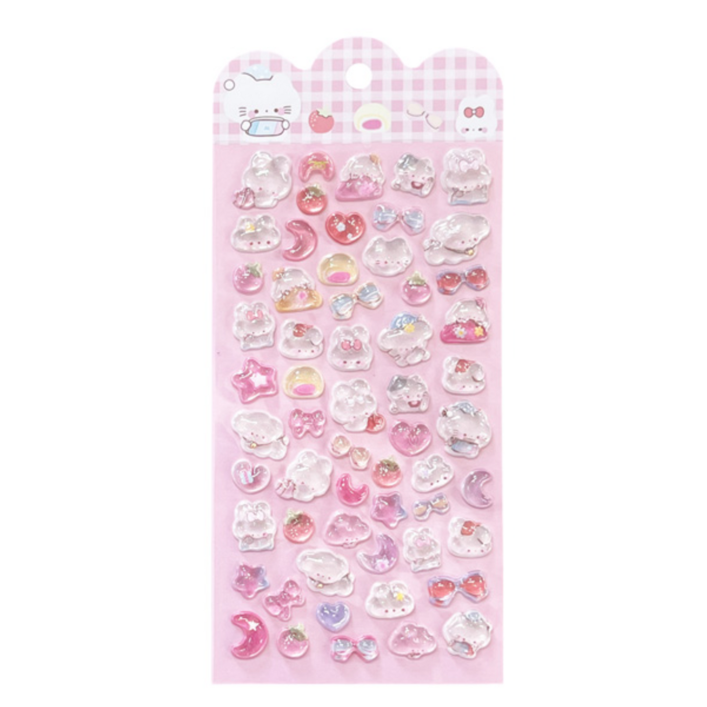 PRE-ORDER! Sticker Sheet - 3D Bonbon Decoraction Seal - Animal Series