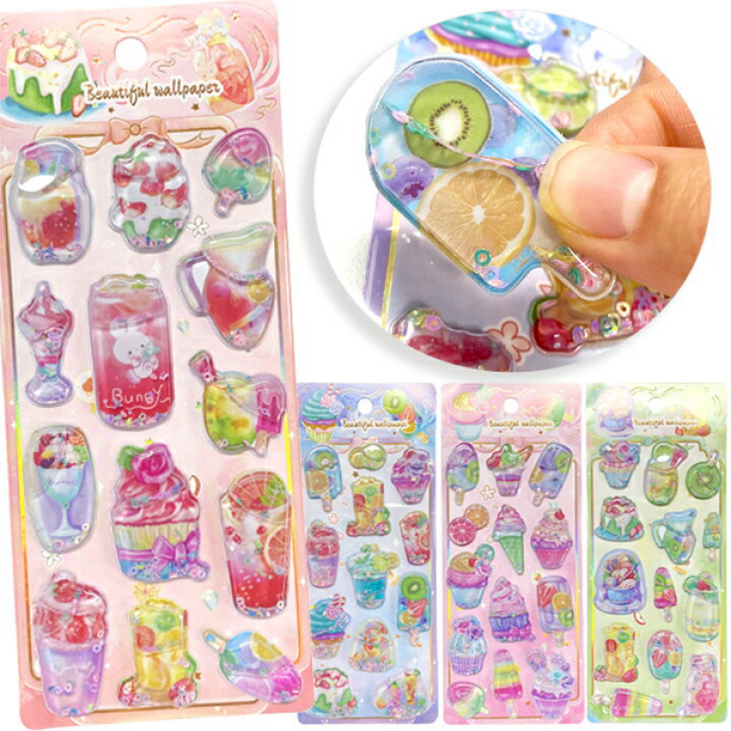 PRE-ORDER! Sticker Sheet - Sweet Water Shaker - Drinks Series