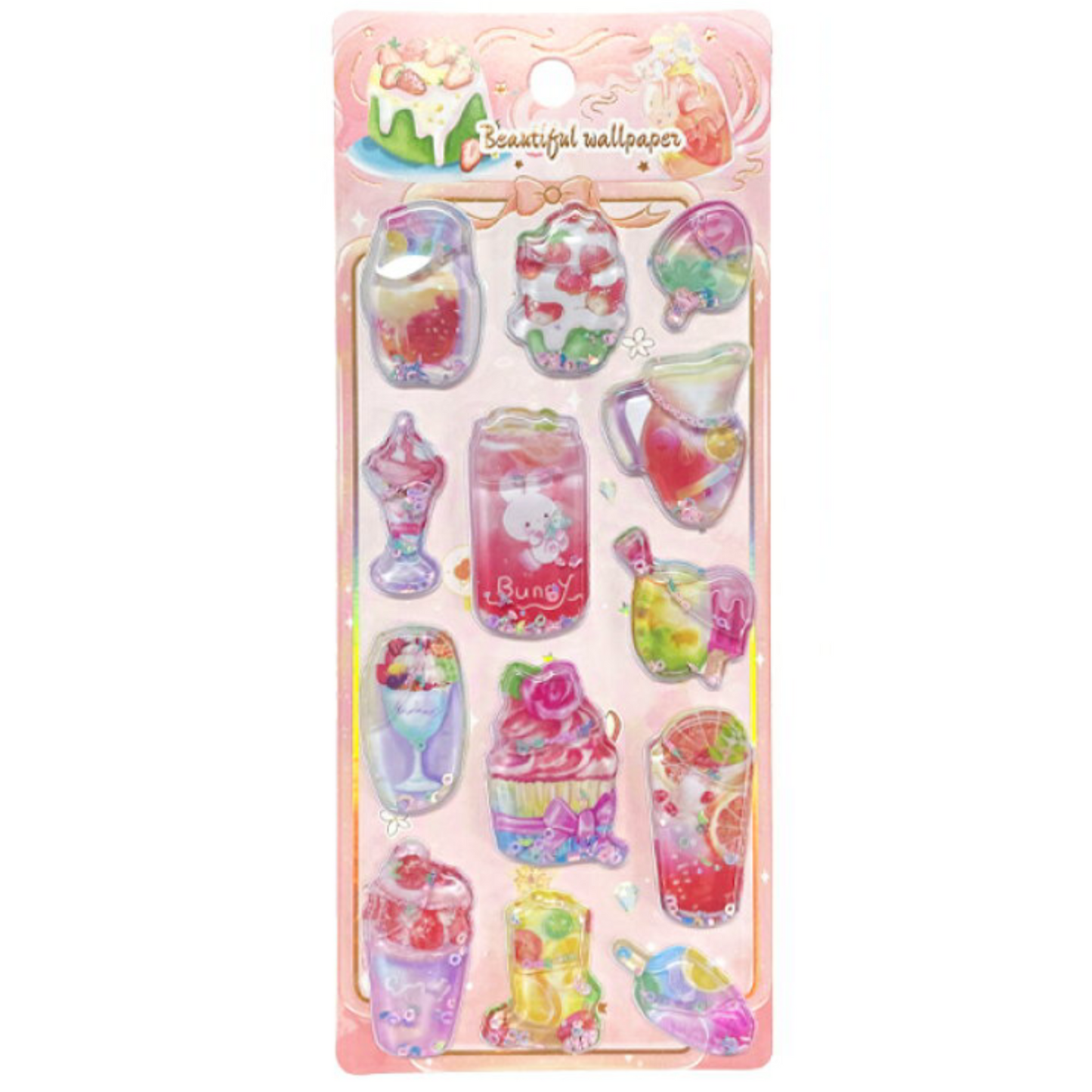 PRE-ORDER! Sticker Sheet - Sweet Water Shaker - Drinks Series