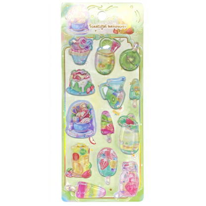 PRE-ORDER! Sticker Sheet - Sweet Water Shaker - Drinks Series