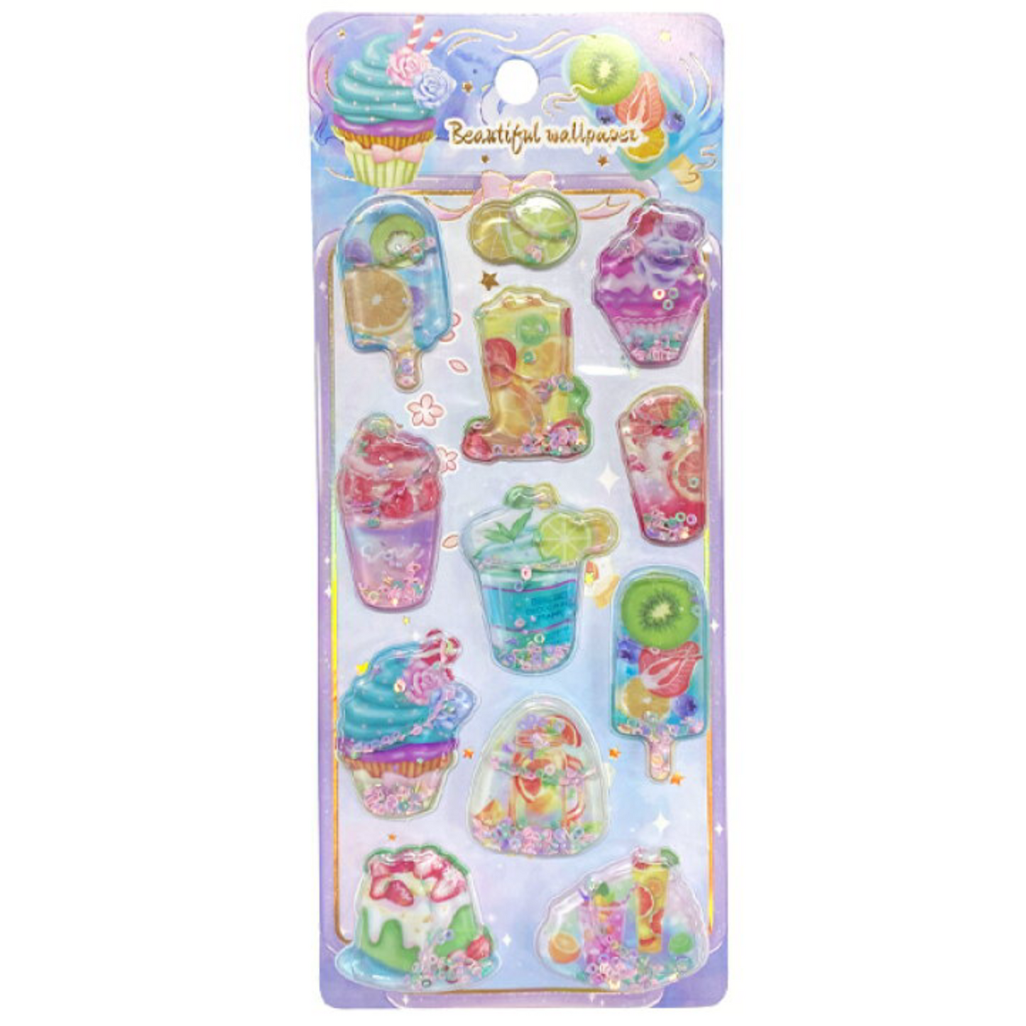 PRE-ORDER! Sticker Sheet - Sweet Water Shaker - Drinks Series