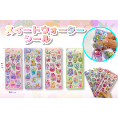 PRE-ORDER! Sticker Sheet - Sweet Water Shaker - Drinks Series