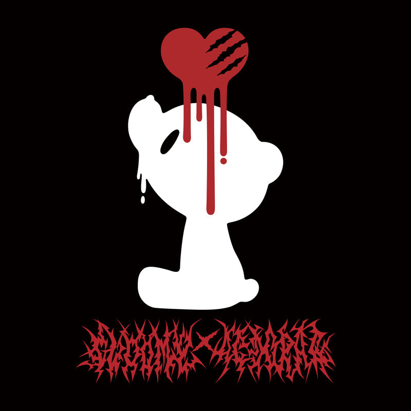 COMING SOON! ACDC RAG x Gloomy Bear - Black Ring Oversized Tee Shirt
