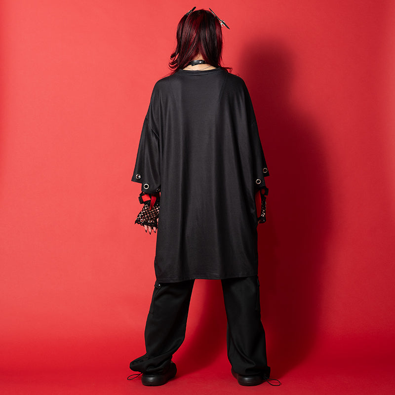 COMING SOON! ACDC RAG x Gloomy Bear - Black Ring Oversized Tee Shirt
