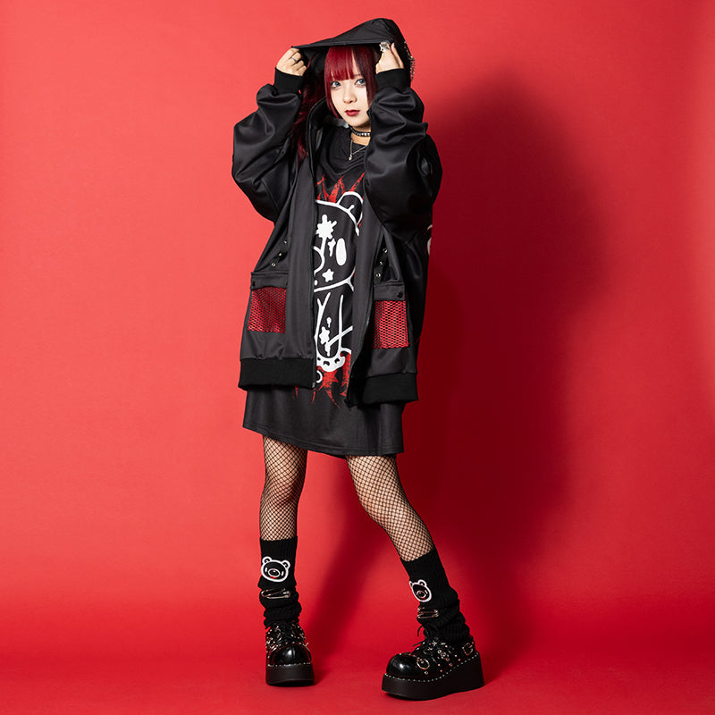 COMING SOON! ACDC RAG x Gloomy Bear - Black Ring Oversized Tee Shirt