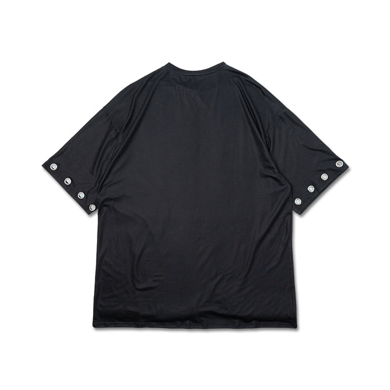 COMING SOON! ACDC RAG x Gloomy Bear - Black Ring Oversized Tee Shirt