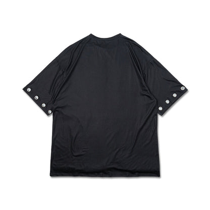 COMING SOON! ACDC RAG x Gloomy Bear - Black Ring Oversized Tee Shirt