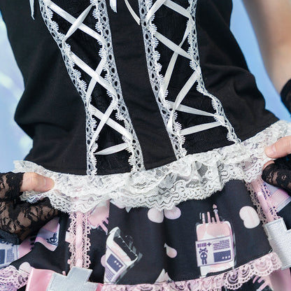COMING SOON! ACDC RAG - Healing ♡ Heart Lace T-Shirt