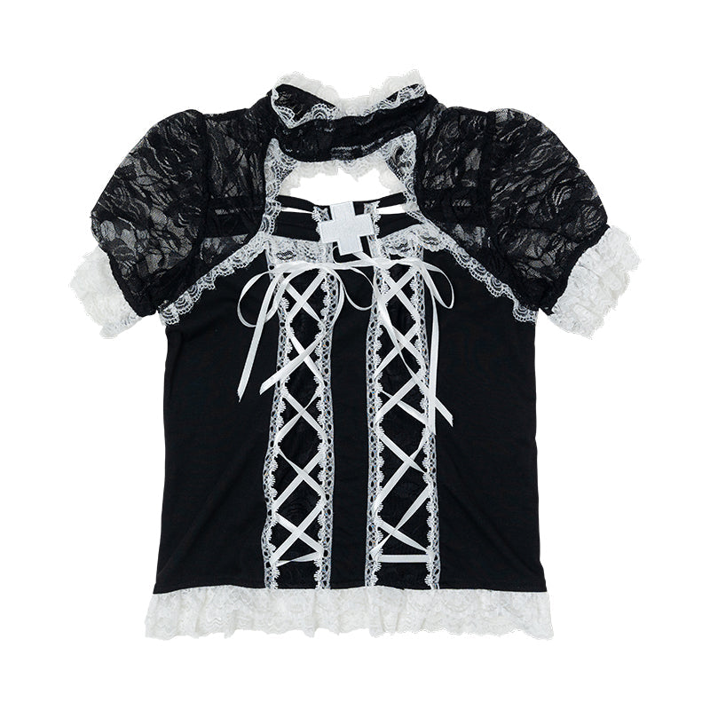 COMING SOON! ACDC RAG - Healing ♡ Heart Lace T-Shirt