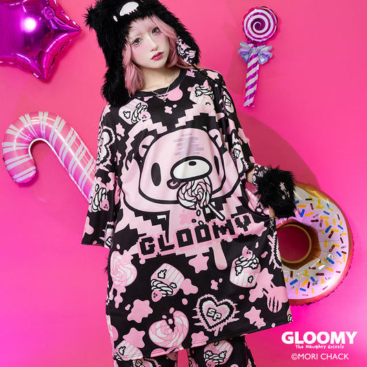 COMING SOON! ACDC RAG Gloomy x Sophie Powers Oversived Tee - Black/Pink