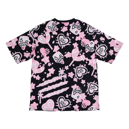 COMING SOON! ACDC RAG Gloomy x Sophie Powers Oversived Tee - Black/Pink