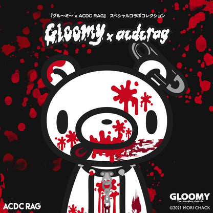 COMING SOON! ACDC RAG x Gloomy Bear - Black Oversized Tee Shirt