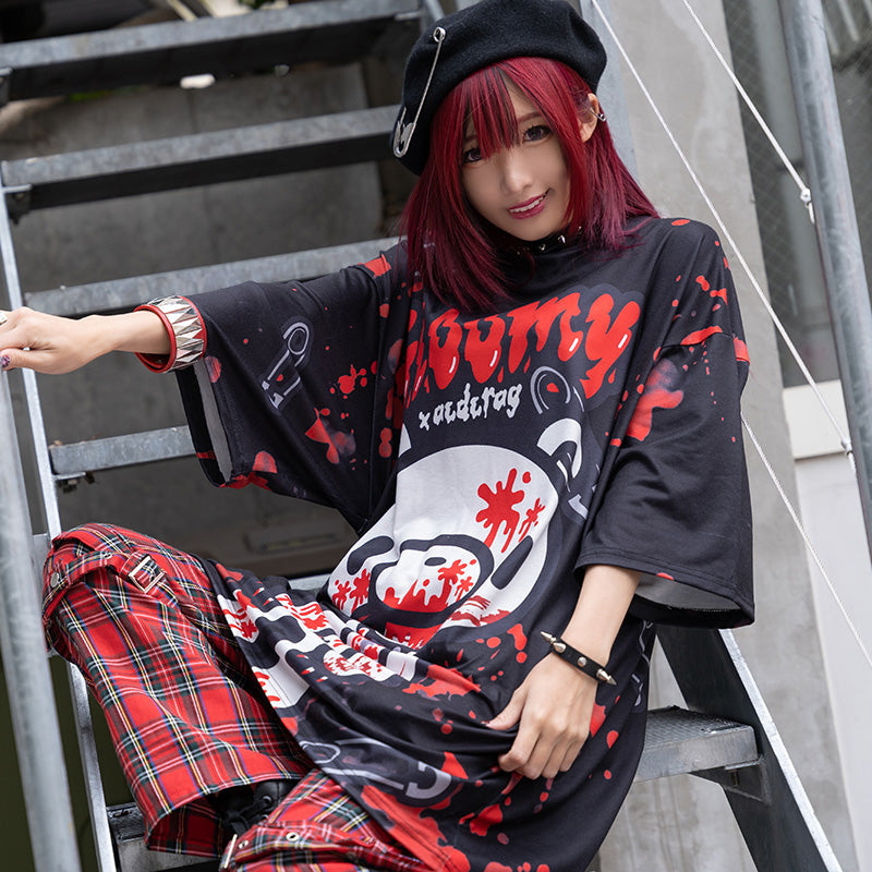 COMING SOON! ACDC RAG x Gloomy Bear - Black Oversized Tee Shirt