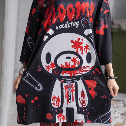 COMING SOON! ACDC RAG x Gloomy Bear - Black Oversized Tee Shirt