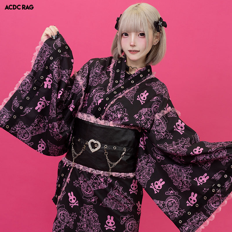 COMING SOON! ACDC RAG - Punky Bunny Kimono