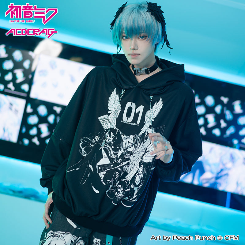 COMING SOON! ACDC RAG - Hatsune Miku Punk Hoodie