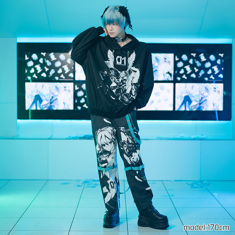 COMING SOON! ACDC RAG - Hatsune Miku Punk Hoodie